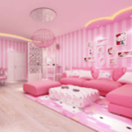 粉红色家居设计下载