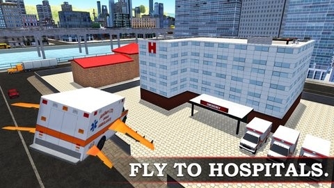 飞行救护车救援游戏下载